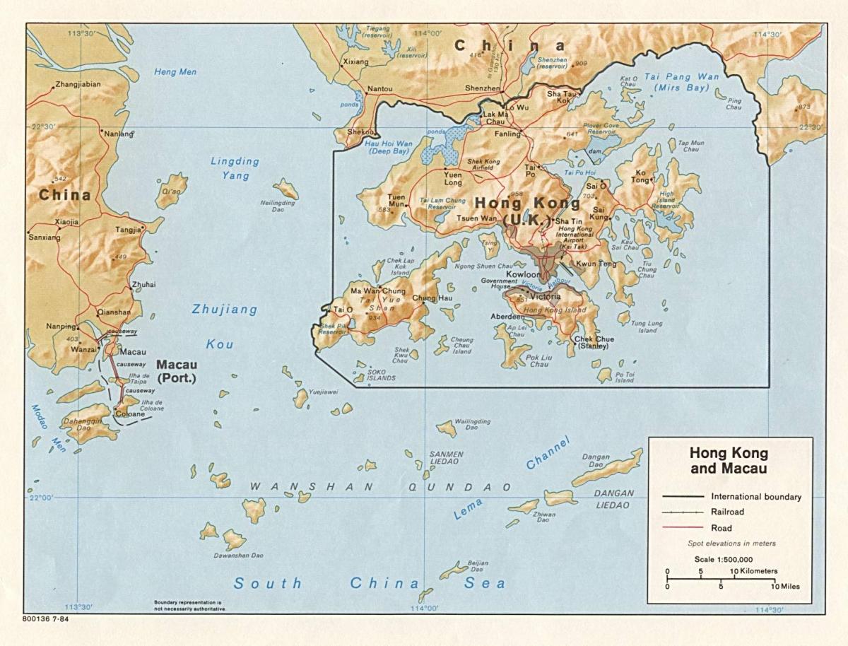 mapa de barra Macau