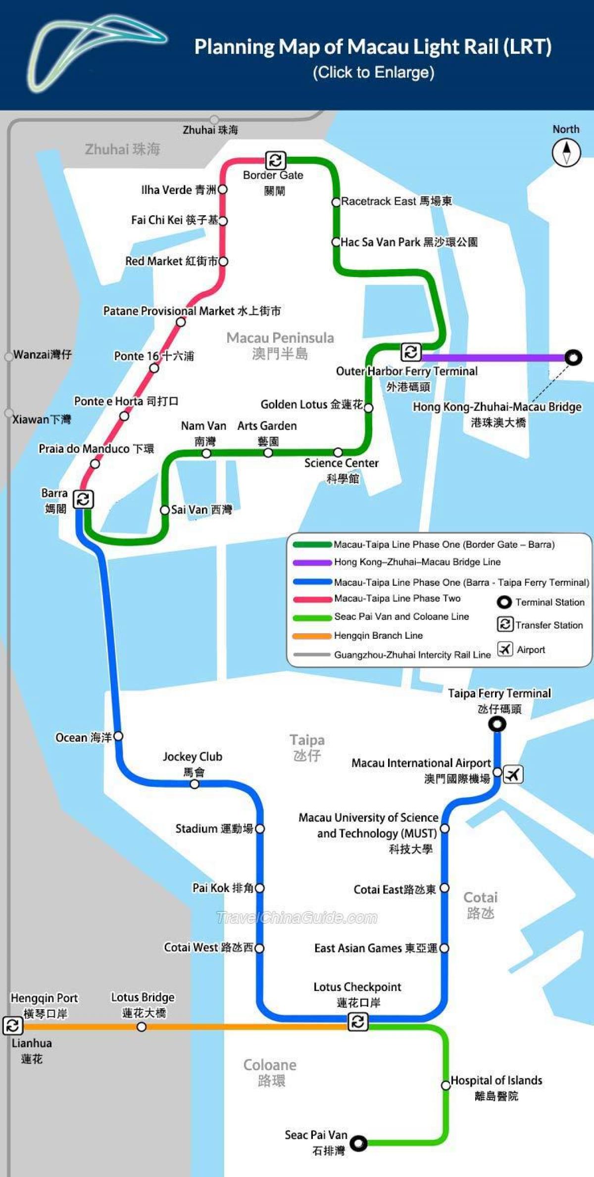 Macau metro mapa