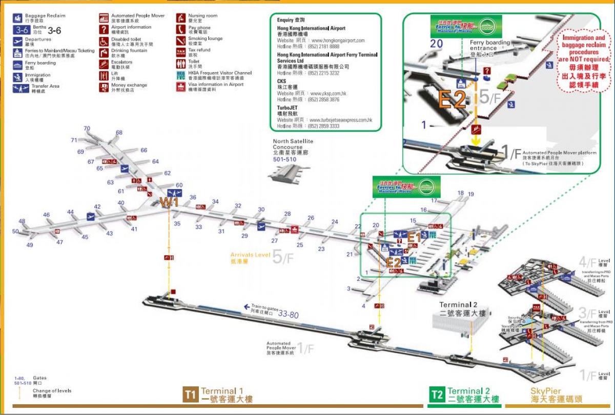 taipa de ferry terminal mapa