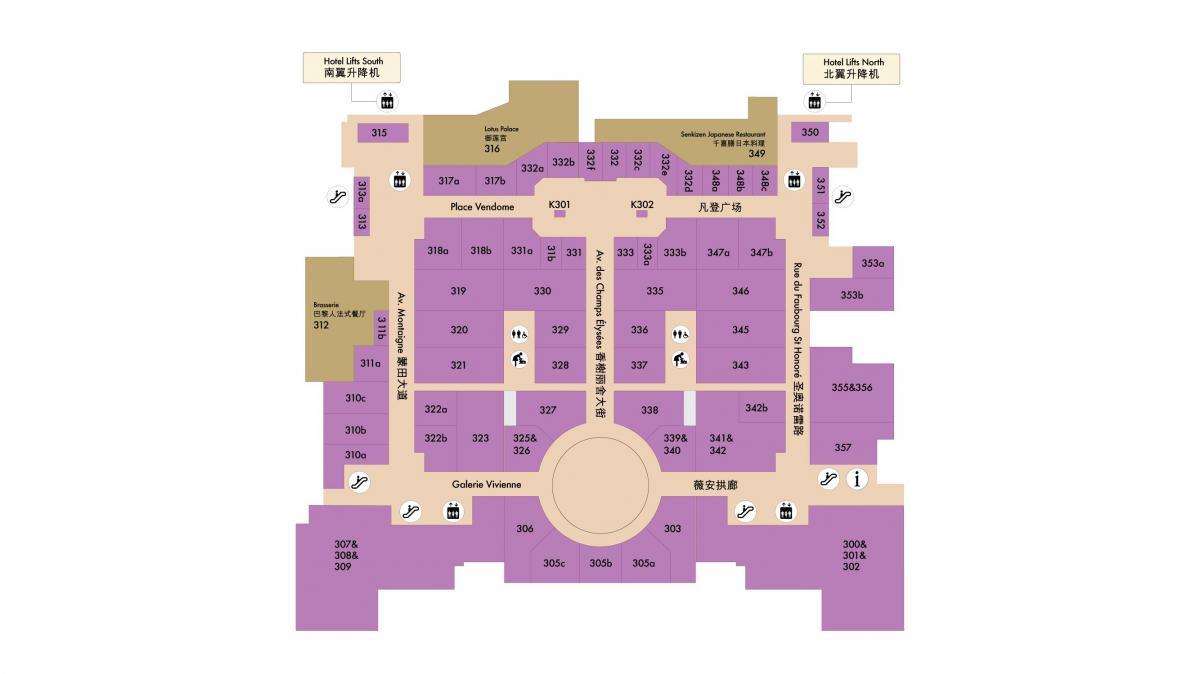 mapa de parisiense Macau