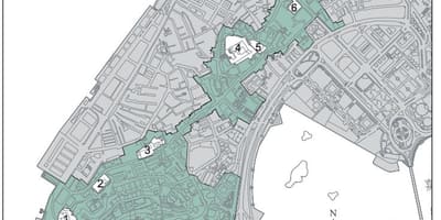 Mapa do centro histórico de Macau
