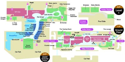 Mapa da cidade dos soños Macau
