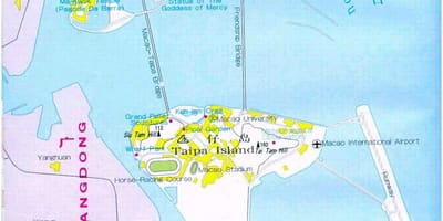 Mapa de Macau cidade