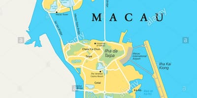 Macau China mapa