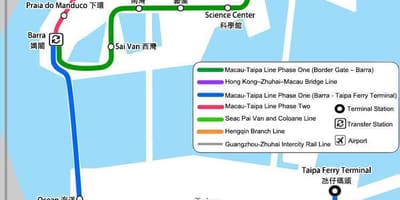 Macau metro mapa