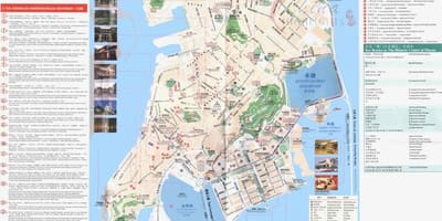 Macau autobús público rutas de transporte mapa
