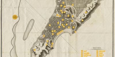 Antigos de Macau mapa