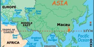 Macau Macau mapa