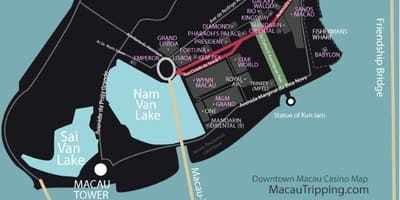 Mapa da mgm Macau