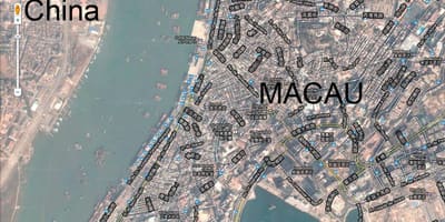Mapa de san malo Macau