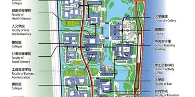 Universidade de Macau mapa